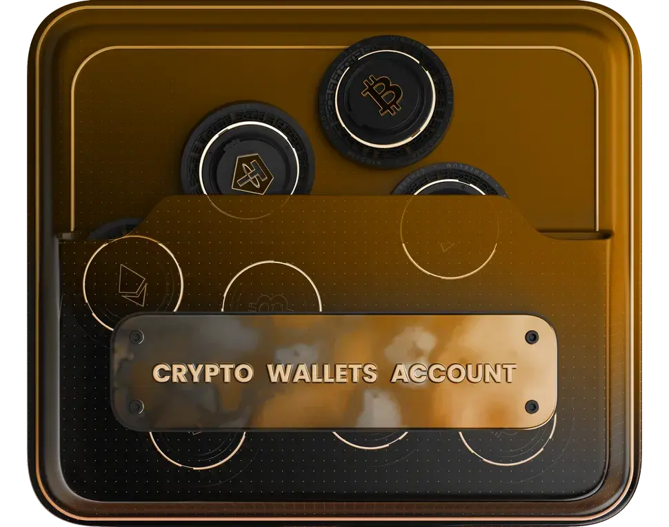 Crypto wallets account interface